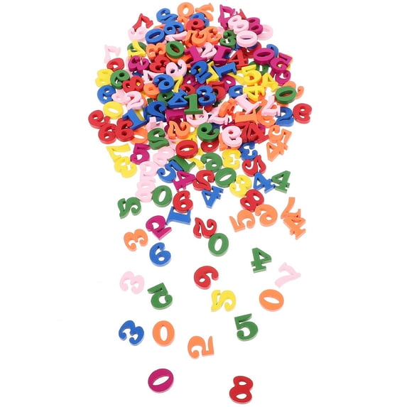 unbranded 200 Pcs Number Stickers Mailbox Numbers DIY Handmade Letters Child 1.5X1.5X0.5CM