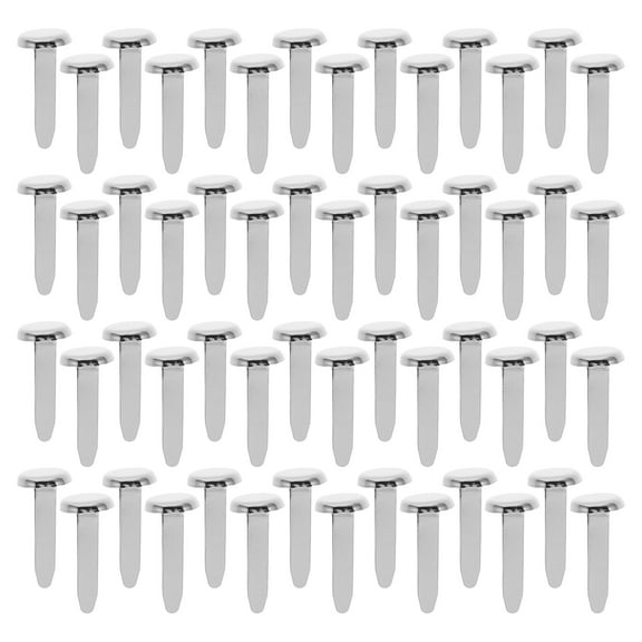 unbranded 200 Pcs Mini Brads Clips Fastener Decorative Nails Fasteners
