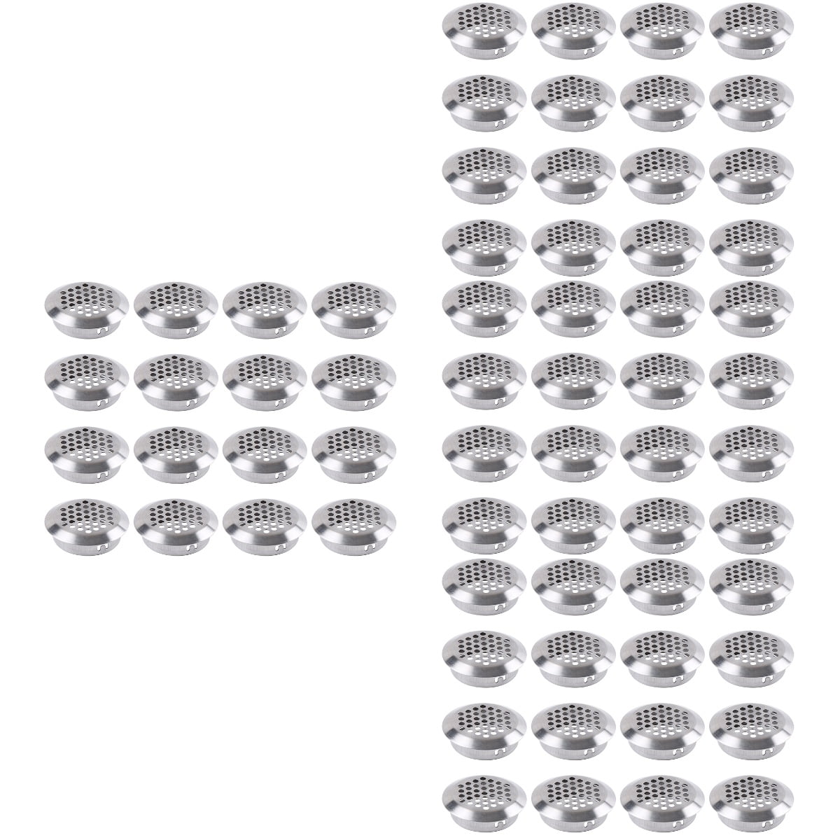 unbranded 200 pcs Air Vents Round Vent Stainless Steel Circular Air Vent Cover for Cabinet