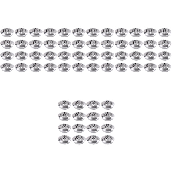unbranded 200 pcs Ventilation Circle Air Vent Grille Cover for Wardrobe