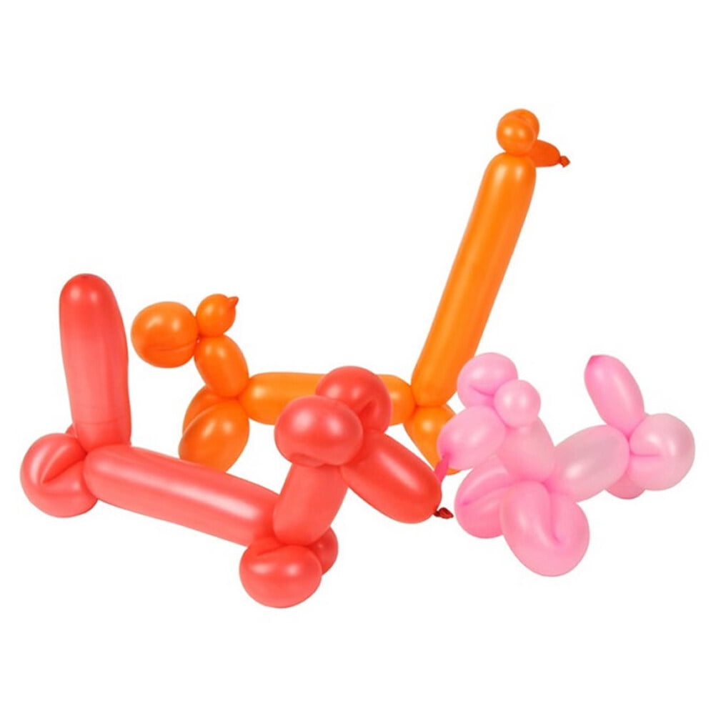 unbranded 201 Pcs 1.5G Long Balloons Twisting Latex Balloons Assorted ...