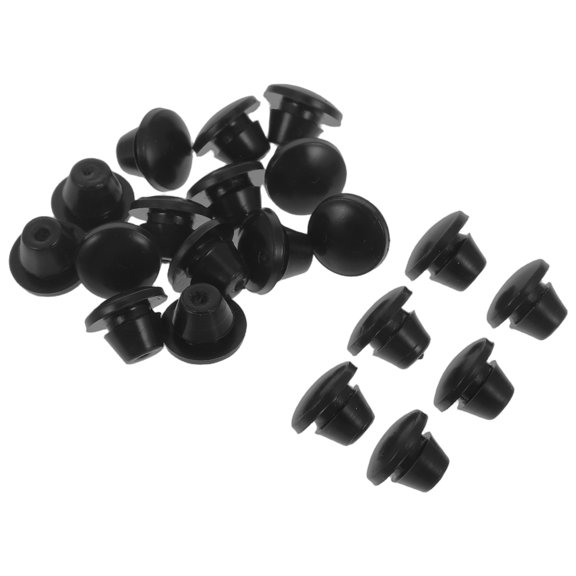 LITINKIMI Leakproof Rubber Sealing Plugs Black 20Set Wear Resistant for Various Applications