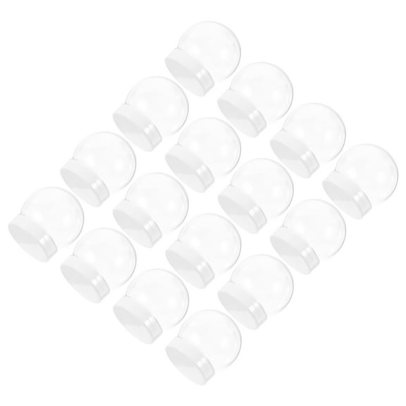 HOOWIFFY 20pcs Plastic Storage Jars for Kitchen Organization, Cookie Jars, Craft Containers, Airtight Food Storage