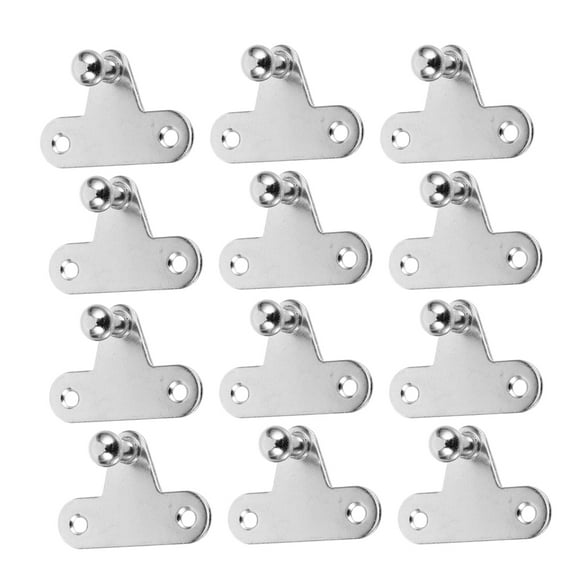 20pcs Gas Strut Mounting Brackets Triangle Base Ball Bracket Universal Angled L Shaped Metal Mounts for Engine Trunk