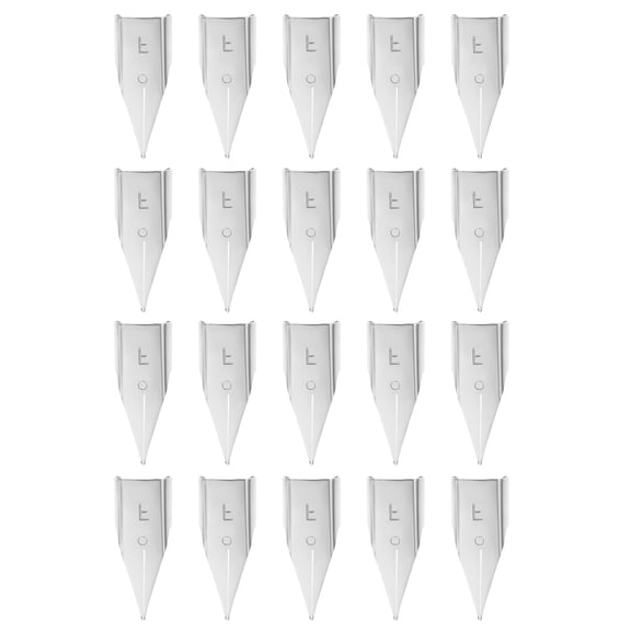 unbranded 20pcs Students Fountain Pen Replacement Nibs Pen Tips Practical Stationeries