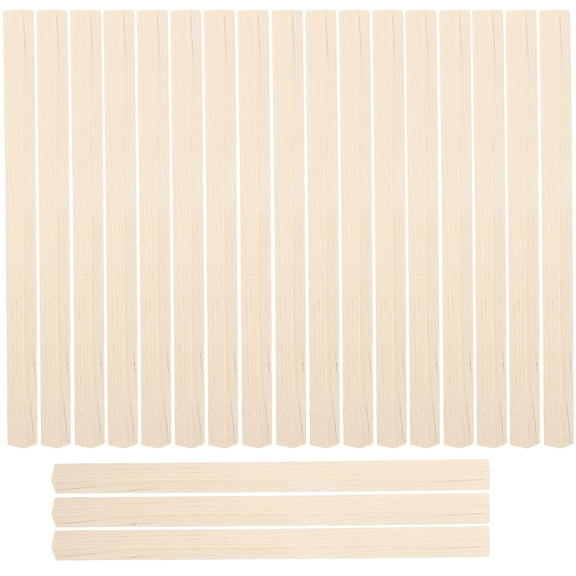 WASHWEPE Wooden Square Dowels For Tiered Cake Supports Beige Pine Wood 20pcs