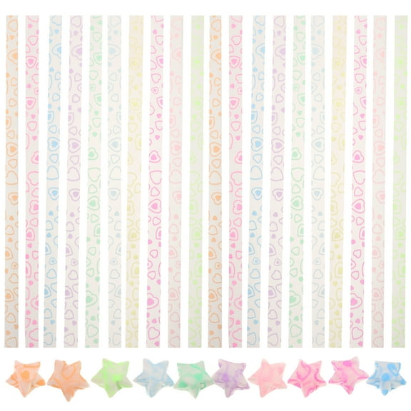 unbranded 210 Pcs Construction Paper Origami Star Child Student