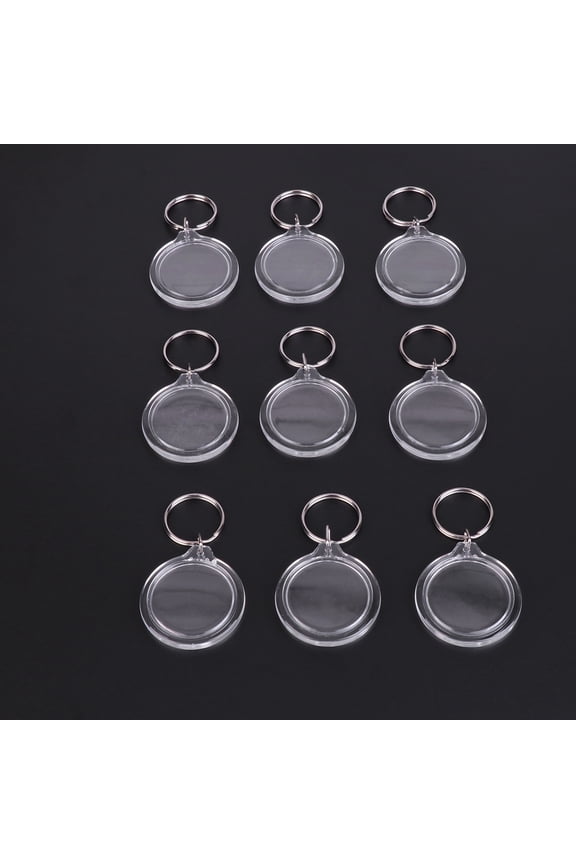 unbranded PCS Photo Frame Keychain Personalized Family Picture White