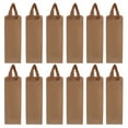 thumbnail image 1 of unbranded Pcs White Paper Bags Presser Drinks Packing Retail Wine Shopping, 1 of 8