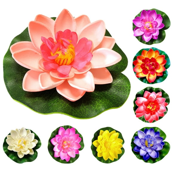 unbranded pcs Artificial Floated Lotus-flower Decorative Lotus-flower Stage Dancing Props