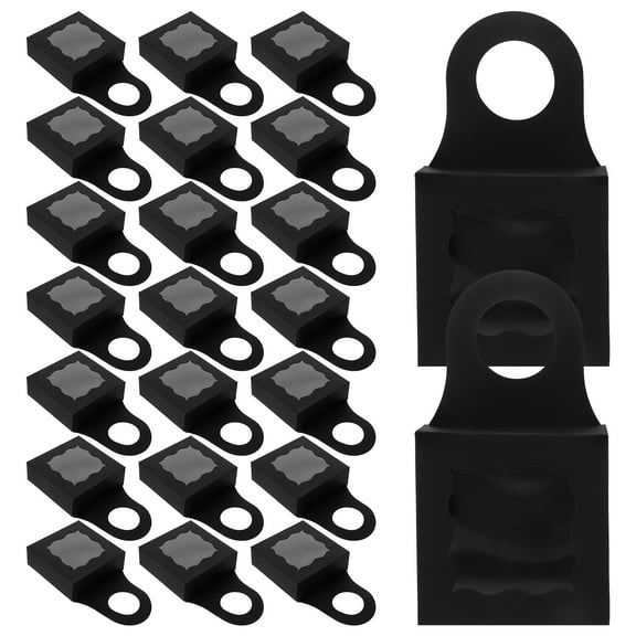 unbranded 25 Pcs Wine Crate Wine Bottle Box 9.00X9.00X3.00CM Black