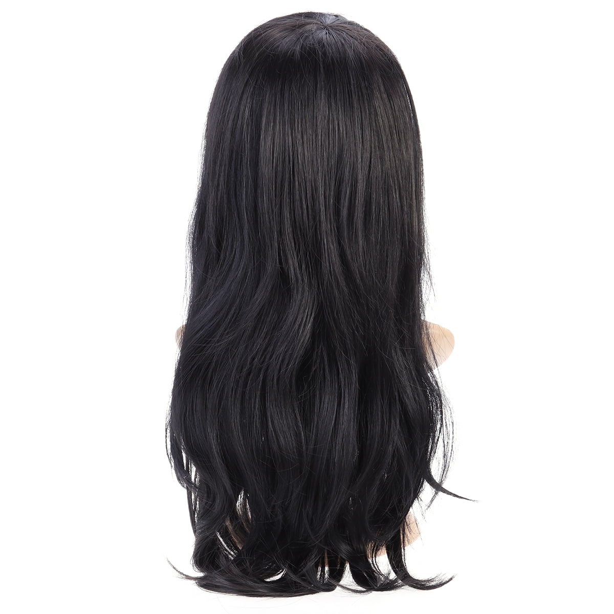 unbranded  28 Inch Long Curly Wig for Women Short Wavy Lace Front Women's Black
