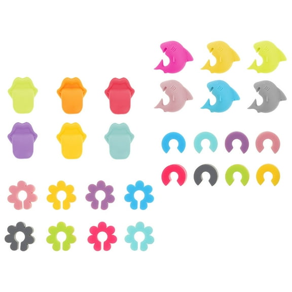 unbranded 28 Pcs Party Wine Charms Tumbler Drinks Red Glasses Beverages