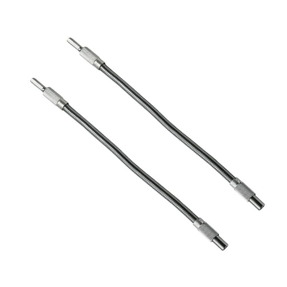 unbranded 2Pcs 20cm Flexible Extension Shaft Hex Screw Drill Tool Bit Holder Connection Adapter
