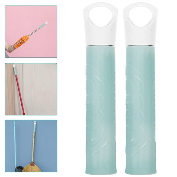 HOOWIFFY 2-Pack Sky Replacement Broom Handle Grips for Enhanced Cleaning Comfort and Improved Efficiency