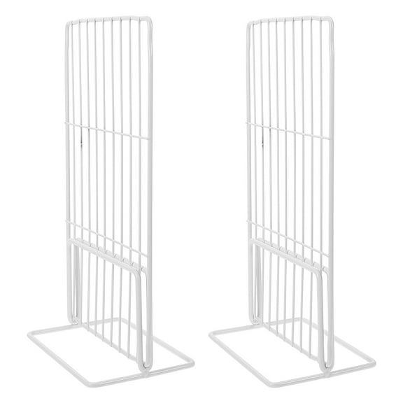 TEHAUX 2-Pack White Iron Freezer Divider with Simple Structure for Efficient Space Separation and Organization
