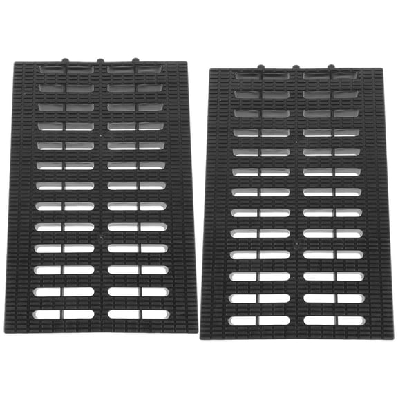 unbranded 2Pcs Outdoor Sewer Cover Plastic Trench Cover Replaceable Trench Grate Sewer Accessory