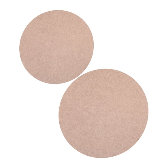 TEHAUX 2-Pack Round Pottery Bases Compressed Density Boards for Clay Sculpting and Crafting Tools Accessories