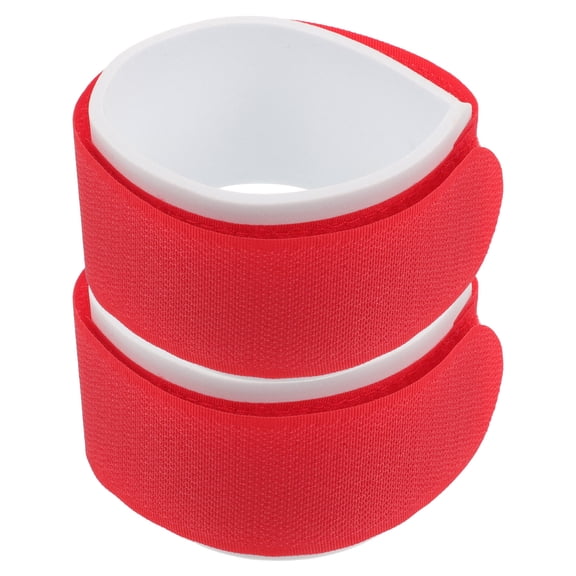 OUNONA 2-Pack Portable Red Nylon Snowboard Fixing Straps with Carrying Bands for Ski and Snowboard Equipment