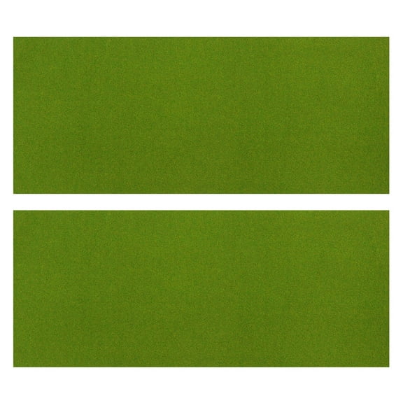 TEHAUX 2- Flocking Lawn Turf Paper for Model Train Scenery and Sand Table Landscaping