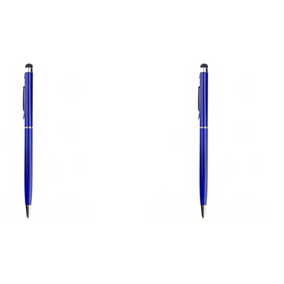 SKISUNO Blue 2-in-1 Universal Capacitive Stylus and Ballpoint Pen 2Pcs