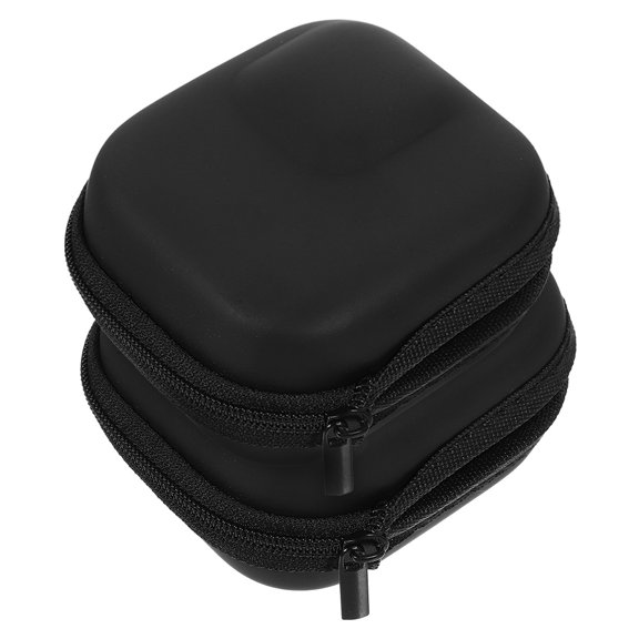 OULII 2Pcs Small Action Camera Case Portable Protector Aluminum Alloy PU Black