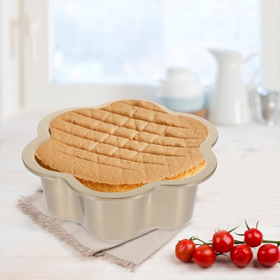 unbranded 2pcs Baking Tin Removable Bottom Carbon Steel for Bakery and Home Use