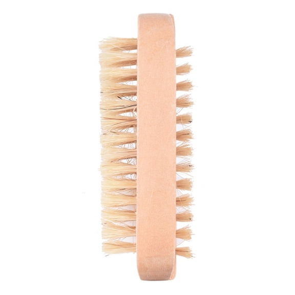 2pcs Bathing Shower Brush Wooden SPA Massage Nail Tools Portable Double Sided Body Exfoliating Massage