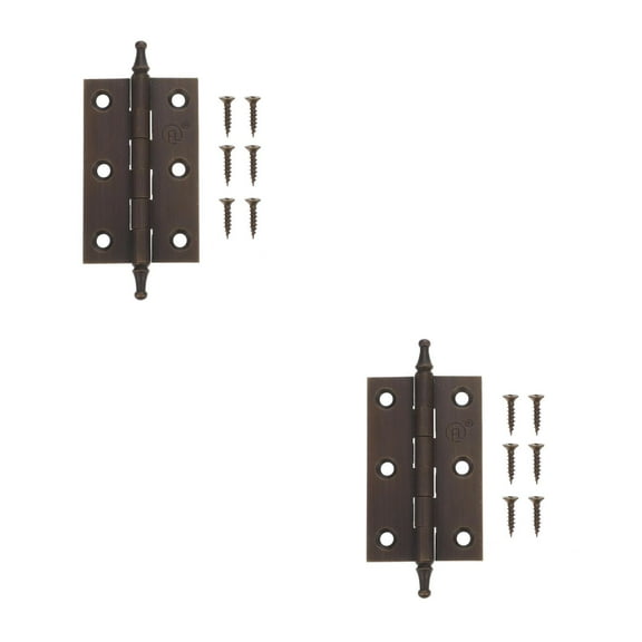 unbranded 2pcs Cabinet Hinges Copper Butt Hinges for Kitchen Cabinets Furniture Doors