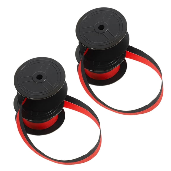 LITINKIMI 2Pcs Replacement Black Ink Ribbon for Typewriters Compatible with Multiple Models