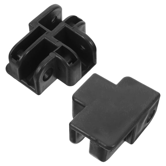 OULII 2Pcs Black Patio Umbrella Mount Bracket Replacement for Outdoor Canopy Tent Equipment