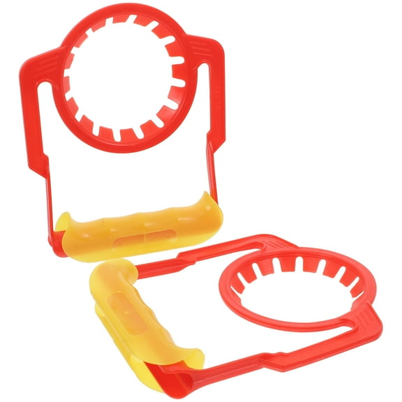 HEMOTON 2pcs Heavy Duty Water Bottle Lifter Gallon Jug Grip Handle Ergonomic Tool Nonslip Plastic Handle for Gallon Water Jug