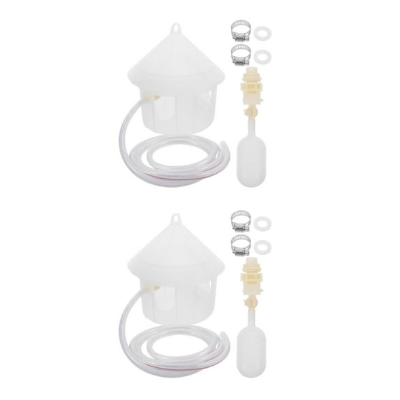 unbranded 2pcs Full-automatic Pigeon Water Feeder Pigeon Water Dispenser Cage Pigeon Water Feeding Tool
