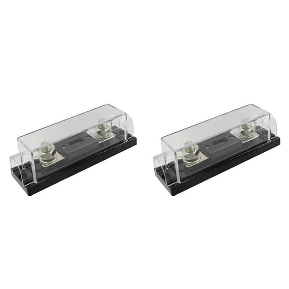unbranded 2pcs Fuse Block Fused Distribution Block 200a ANL Fuse Holder Fuse Box With Fuse