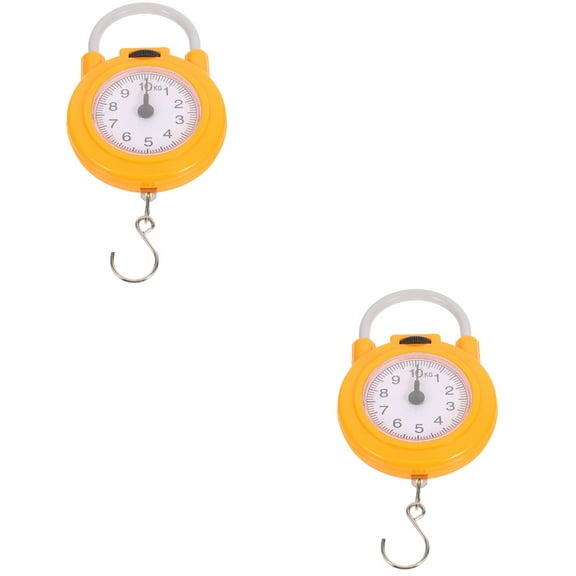 unbranded 2pcs Hanging Scale Spring Scale with Hook High Precision Weight Scale Portable Luggage Scale