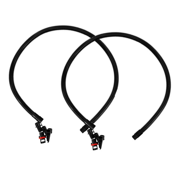 Homoyoyo 2-Pack Kayak Pump Hose with Adapter, Black Plastic Inflation Hose for Air Pumps and Kayak Accessories