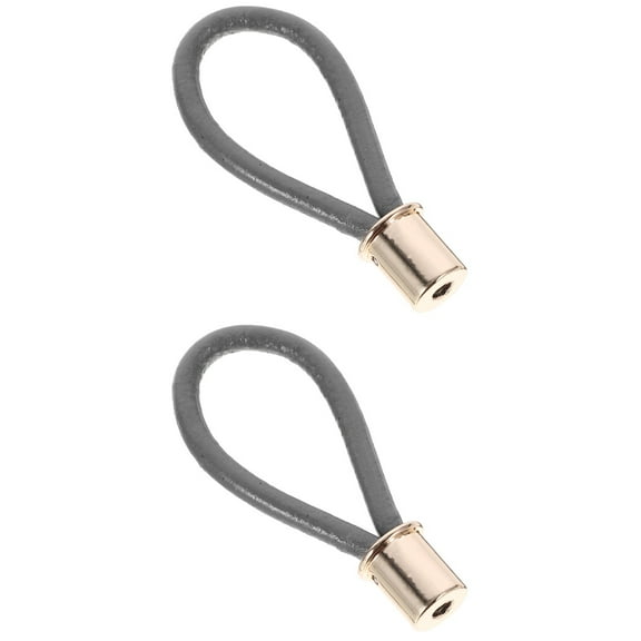 unbranded 2pcs Leather Rope Handle Pull Down Cord Farmhouse Door Knob Door Pull Handle