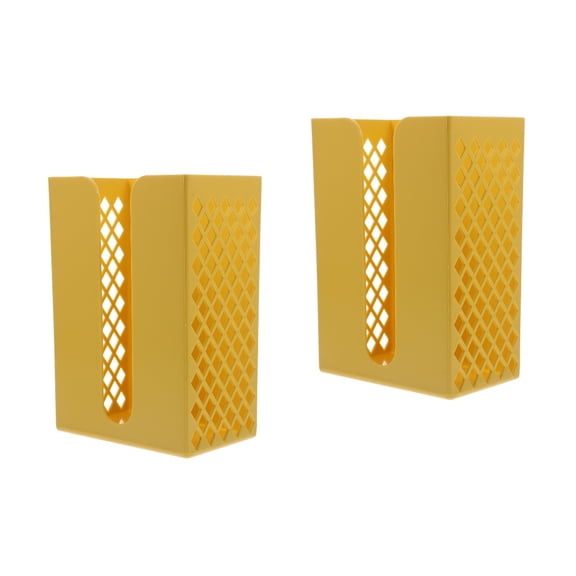 unbranded 2pcs Metal Napkin Holder Paper Hand Towel Tray Wall Mounted Tissue Napkin Box Tissue Dispenser for Christmas Countertops Wedding Dinner Tables Picnic Bathroom