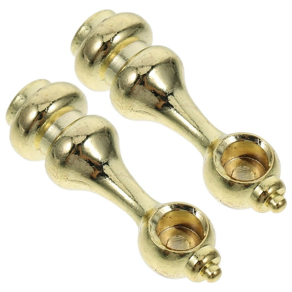 unbranded 2pcs Metal Railing End Connectors For Wine Cabinet Small Decorative Hardware For Cart Elegant For And Stylish