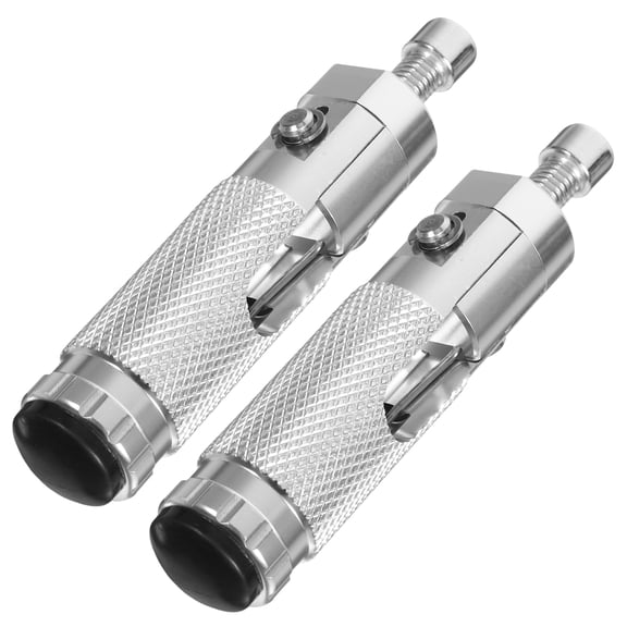 unbranded 2pcs Motorbike Footpeg Motorcycle Foot Pedal Foldable Foot Peg Front Foot Pedal