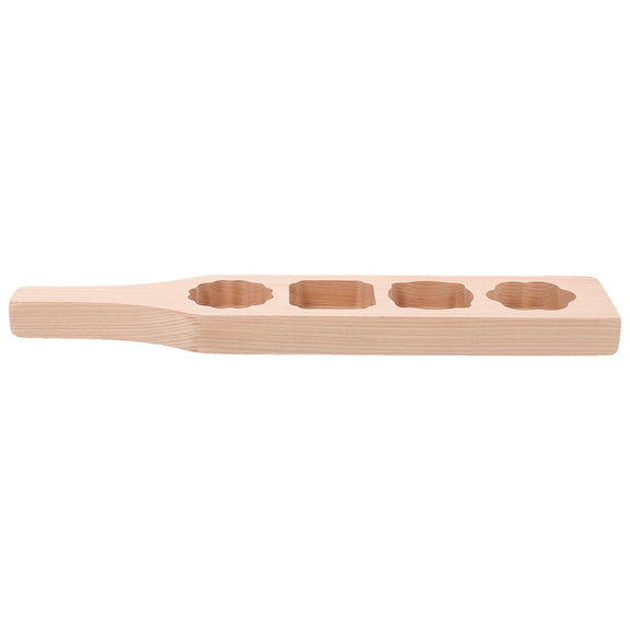 unbranded 2pcs Multi-function Mold Wooden Chocolate Mold Household Cookie Mold Festival Accessory