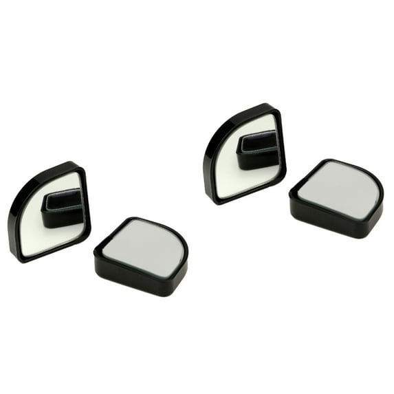 unbranded 2pcs Pair of Auto Car Adjustable Push Rearview View Convex Mirror Wide Angle Sector Blind Spot Mirror