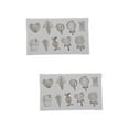 thumbnail image 1 of unbranded 2pcs Polymer Clay Mold Sweets Polymer Clay Mold Jewelry Making Charm Mold Silicone Mold, 1 of 8