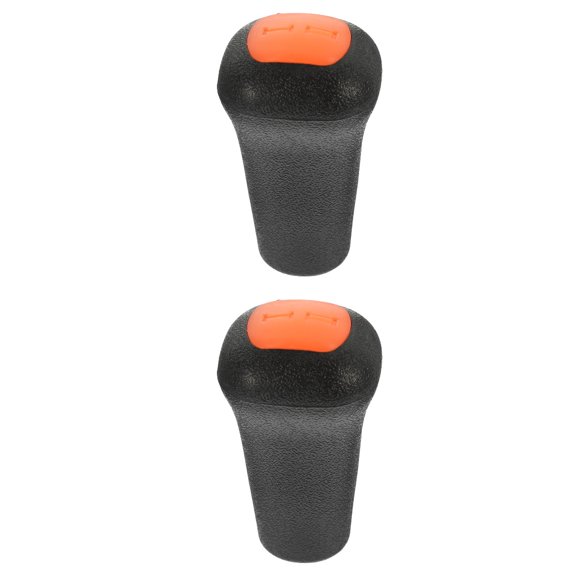 SKISUNO Black ABS Forklift Lever Knob 2-Pack for Enhanced Control, Durability, and Operator Safety