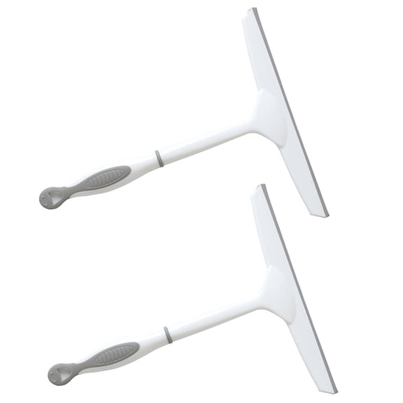 unbranded 2pcs Silicone Window Squeegee With Non Slip Handle For Glass Cleaning For Home And Vehicle Use