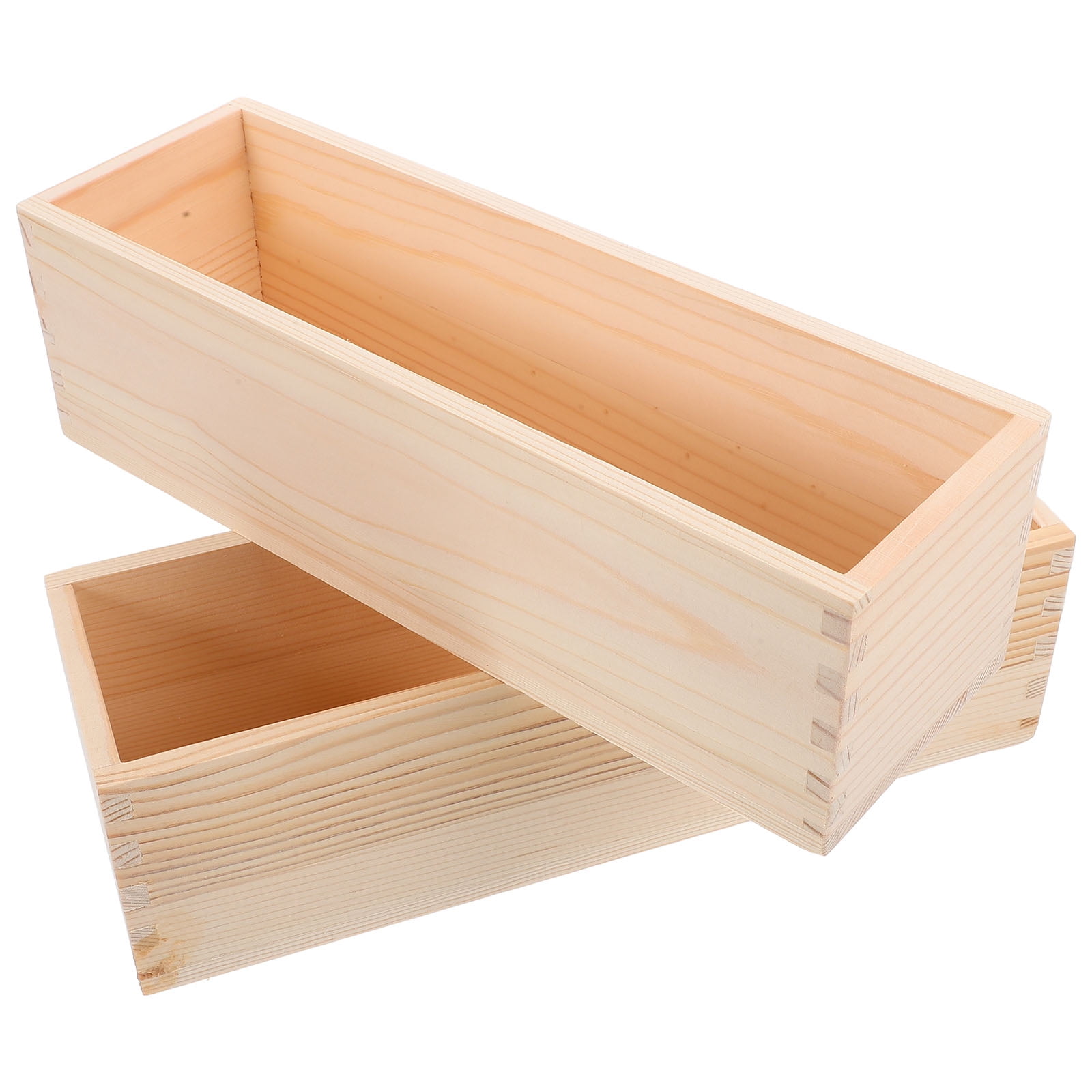 unbranded 2pcs Soap Molds Wood Diy Wood Bar Soap Molds Handmade Soap Molds For Soaps Making Soap Mold Wooden Box Wood Soap Mold Wood Soap Mold