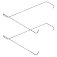 thumbnail image 1 of unbranded 2pcs Stainless Steel Shelf Hangers Floating Shelf Holder Heavy Duty Board Mounted Storage Shelf Bracket Wall Shelf Hanging Bracket, 1 of 8