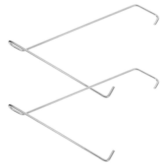 unbranded 2pcs Stainless Steel Shelf Hangers Floating Shelf Holder Heavy Duty Board Mounted Storage Shelf Bracket Wall Shelf Hanging Bracket