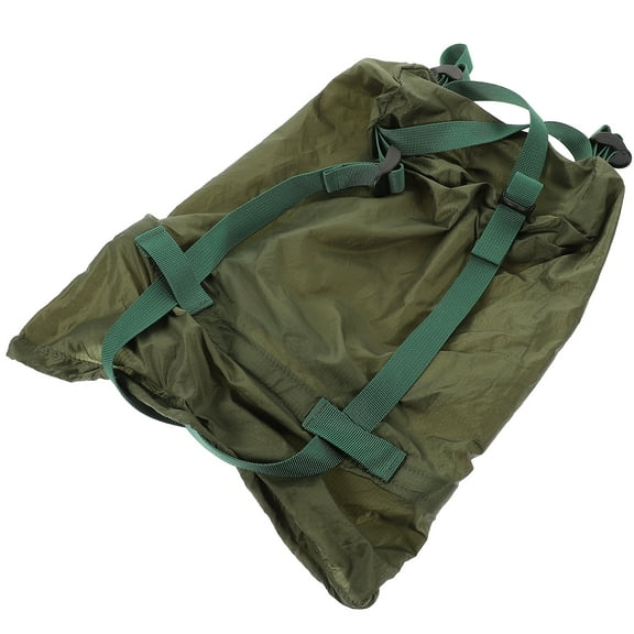 unbranded 2pcs Stuff Sack Compression Bag Sleeping Bag Compression Bag Portable Quilts Storage Bags for Camping Hiking Backpacking (Green)