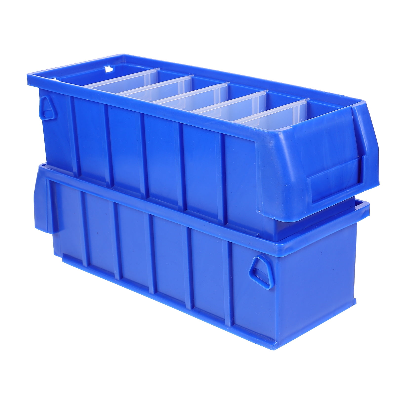 Blue Component Storage Box for Organized Tool Parts and Home Use 2pcs ...